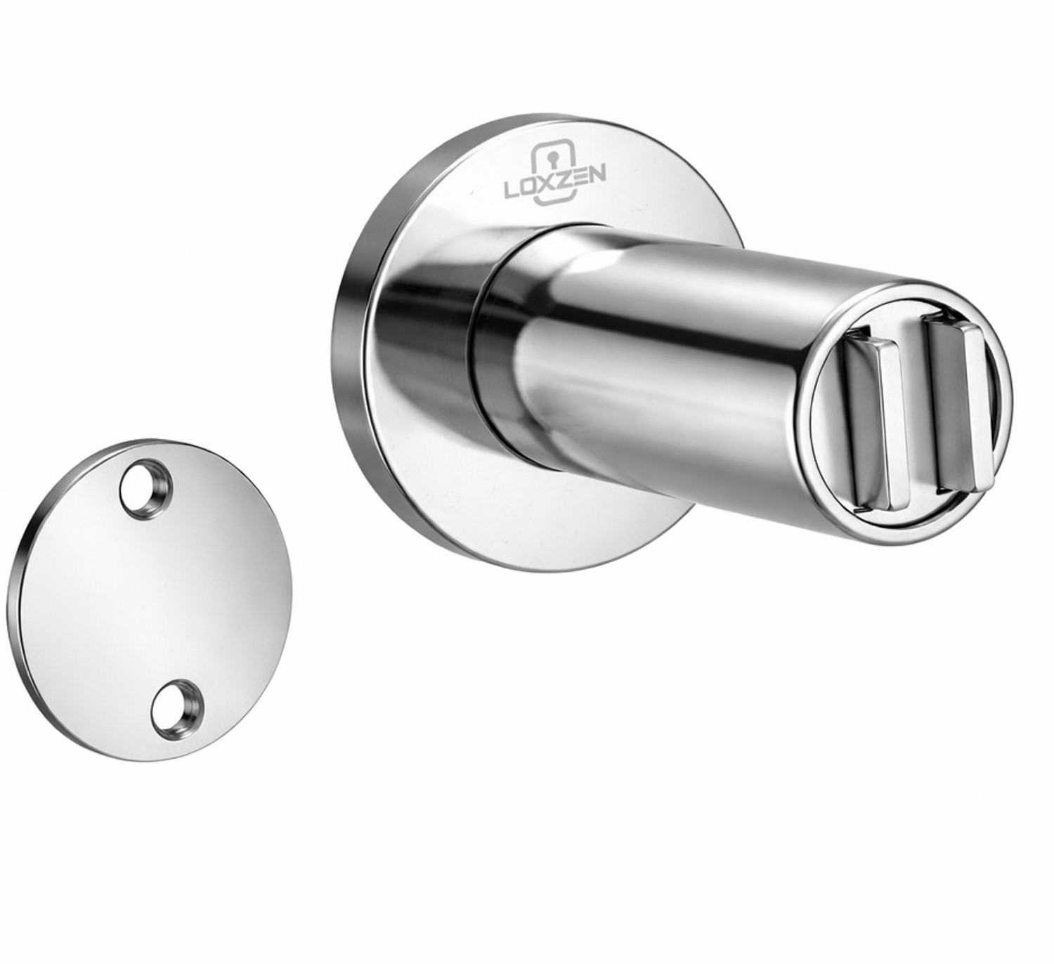 Image of LOXZEN Premium SS Stainless Steel Wall Mounted Door Stopper