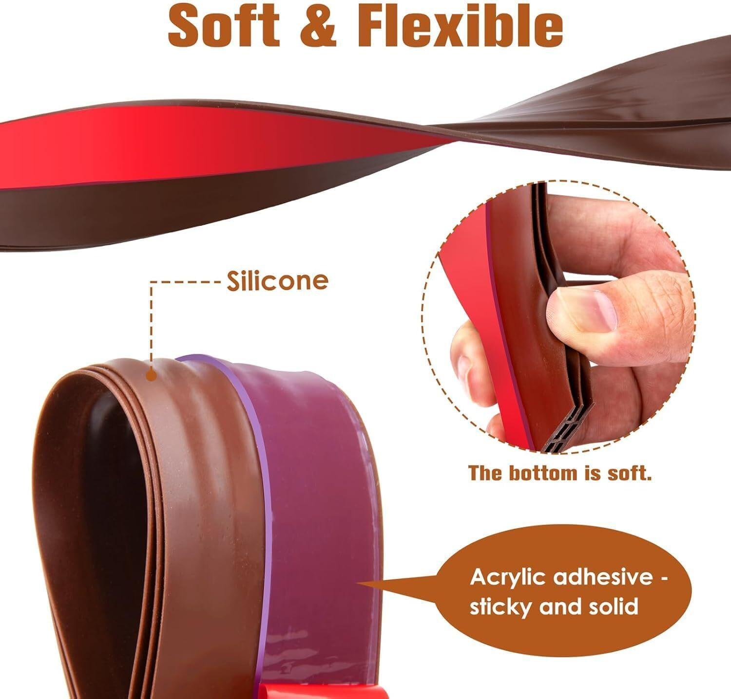 Image of SolinOnline Silicon Door /Window Shield Tape Silicon Door /Window Shield Tape Single Sided Tape (Manual)
