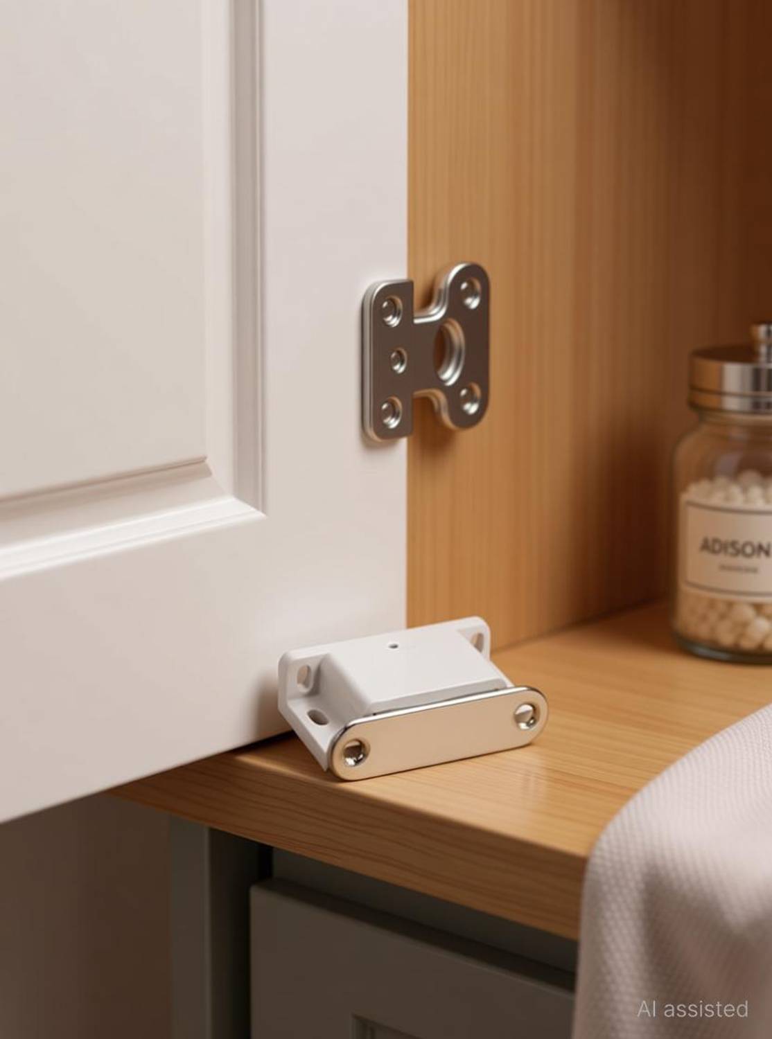 ADISON magnet catcher wardrobe gate plastic material pack of 5 magnets Door Mounted Door Stopper