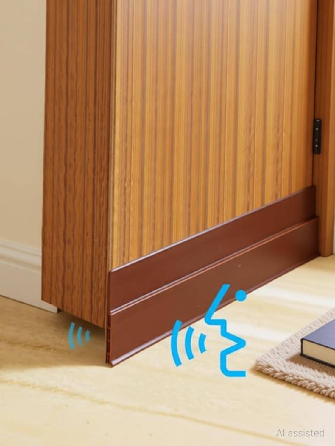 Betlex Door Bottom Sealing Strip for Home Protector Floor Mounted Door Stopper