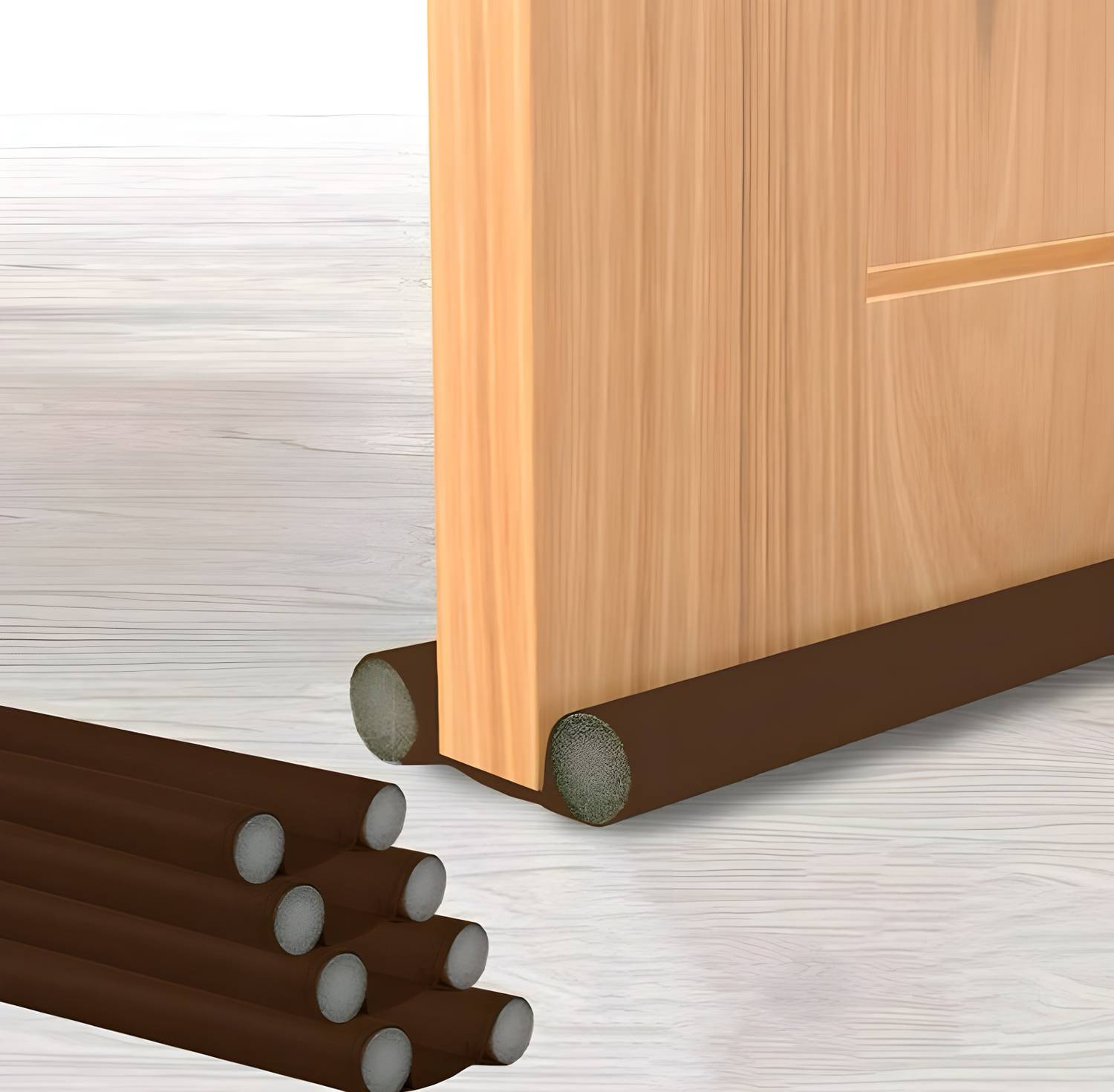 BloomKitchen Door Guard Door Draft Fabric Cover Guard Door Mounted Door Stopper