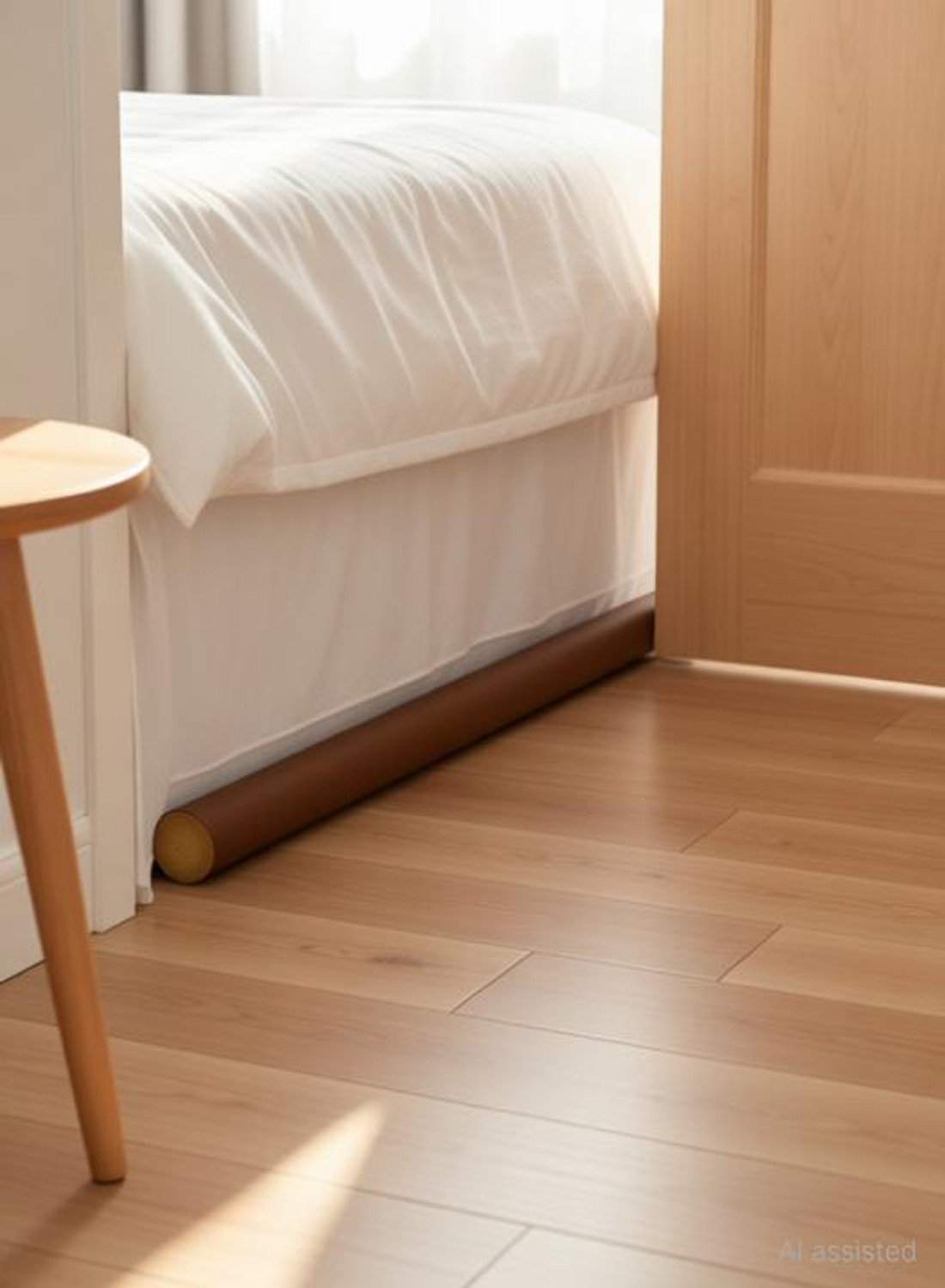 Image of DEAGAN Twin Door Draft Fabric Cover Guard, Cool /Hot Maintain in Room Door Gap Sealer (Pack of 5) Under Door Protector Door Mounted Door Stopper