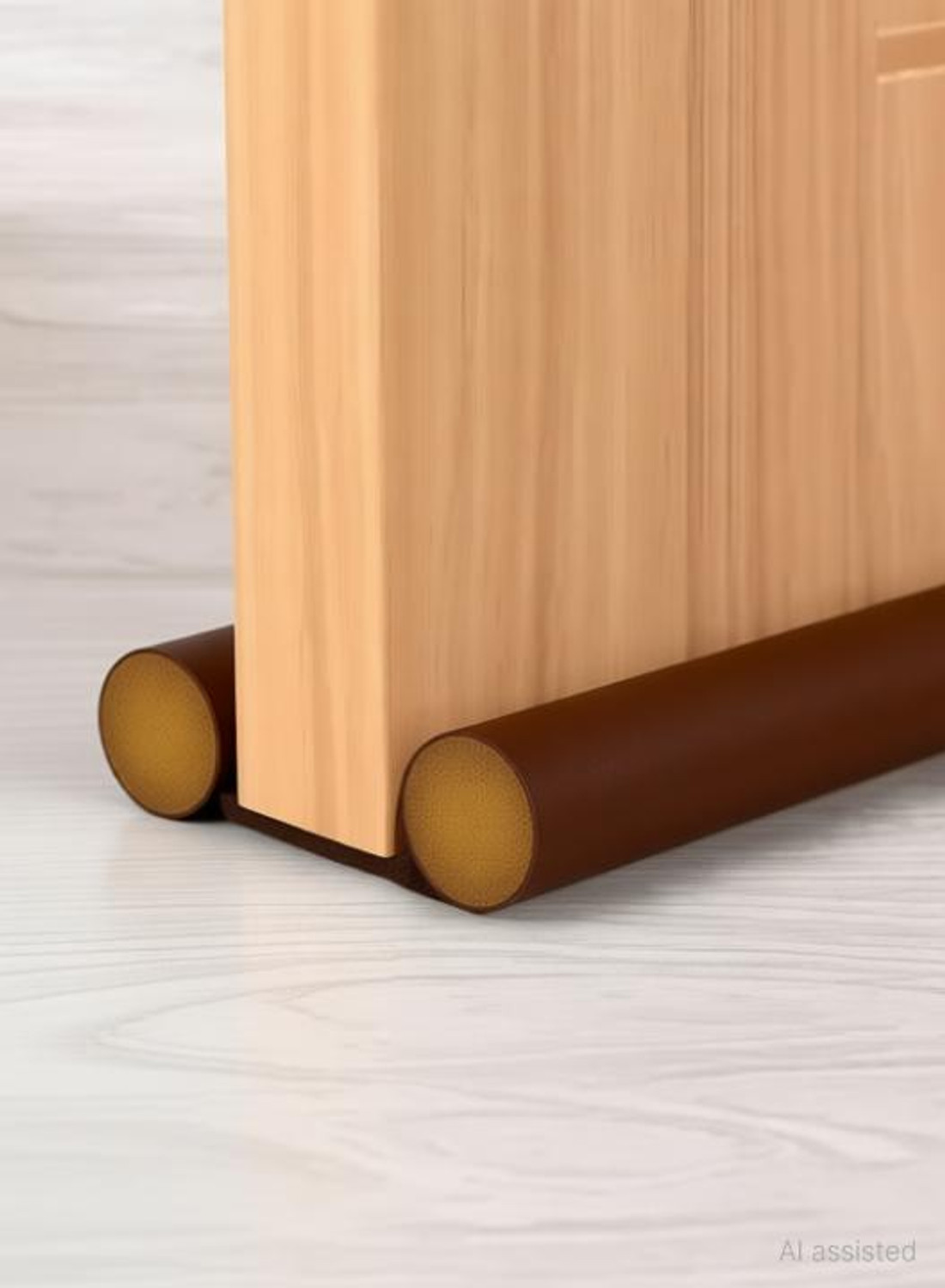 Image of DEAGAN Twin Door Draft Fabric Cover Guard, Cool /Hot Maintain in Room Door Gap Sealer (Pack of 5) Under Door Protector Door Mounted Door Stopper