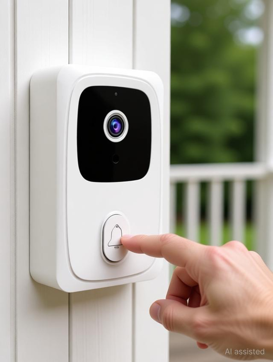 Image of ROCKTECH Wireless WiFi Video Doorbell Camera Door Door Window Alarm