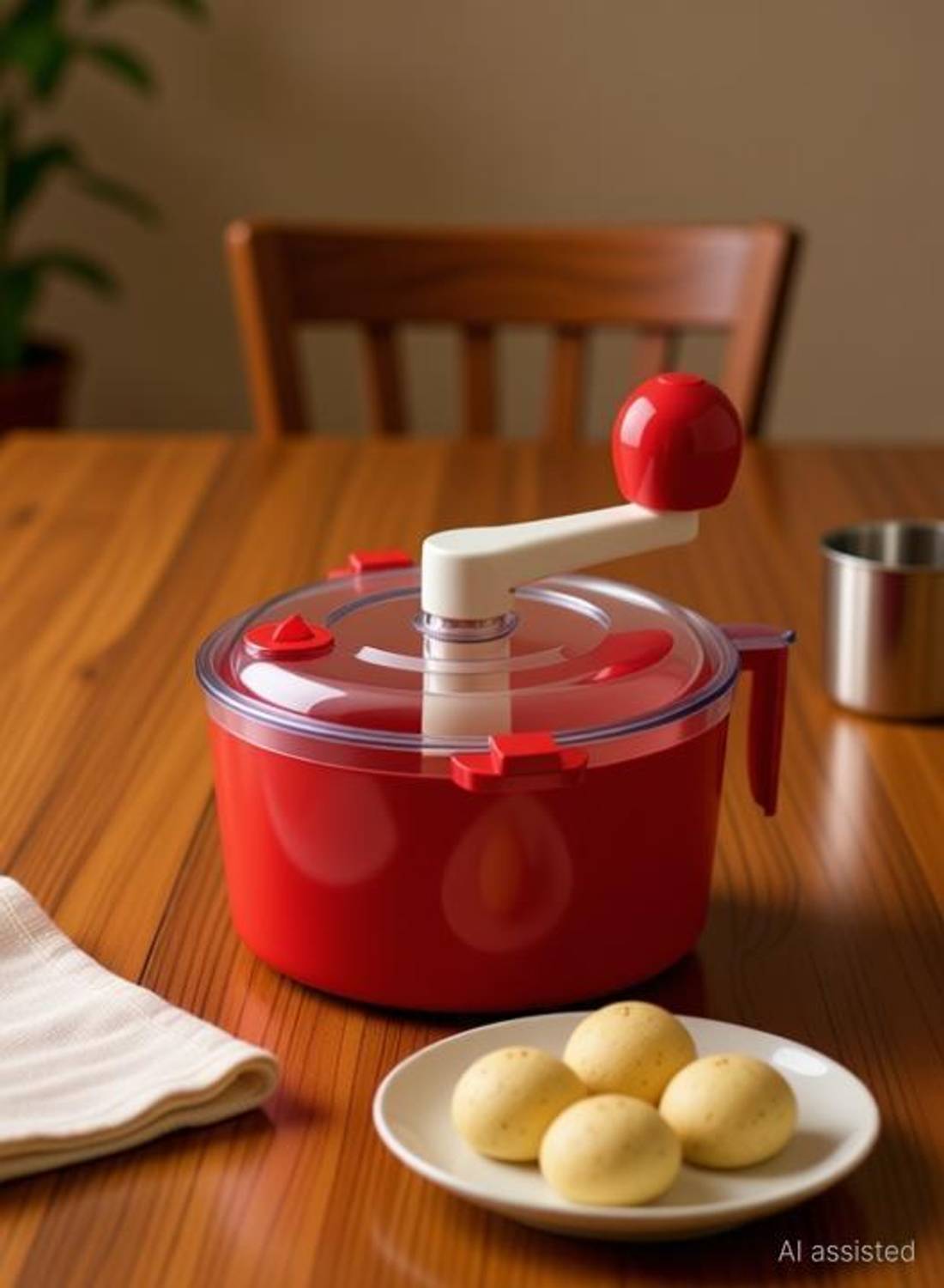 BazaarNest Kitchen Queen Atta Kneader Plastic Detachable Dough Maker