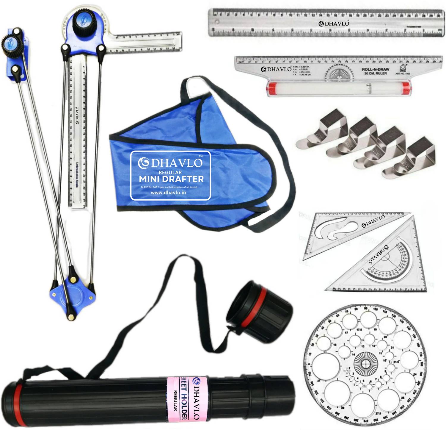 DHAVLO Mini Drafter Drafting Kit
