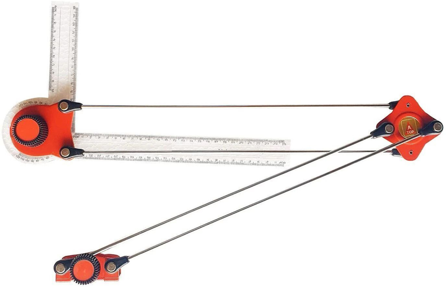 Image of Moin Mini drafter, holder, set square, Procircle, French curves, composs, clips Drafting Kit