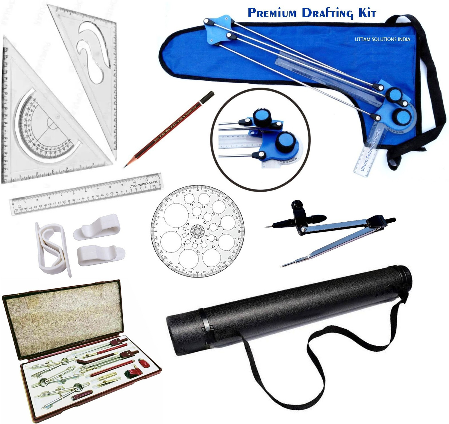 Image of Uttam Premium Combo Drafting Kit