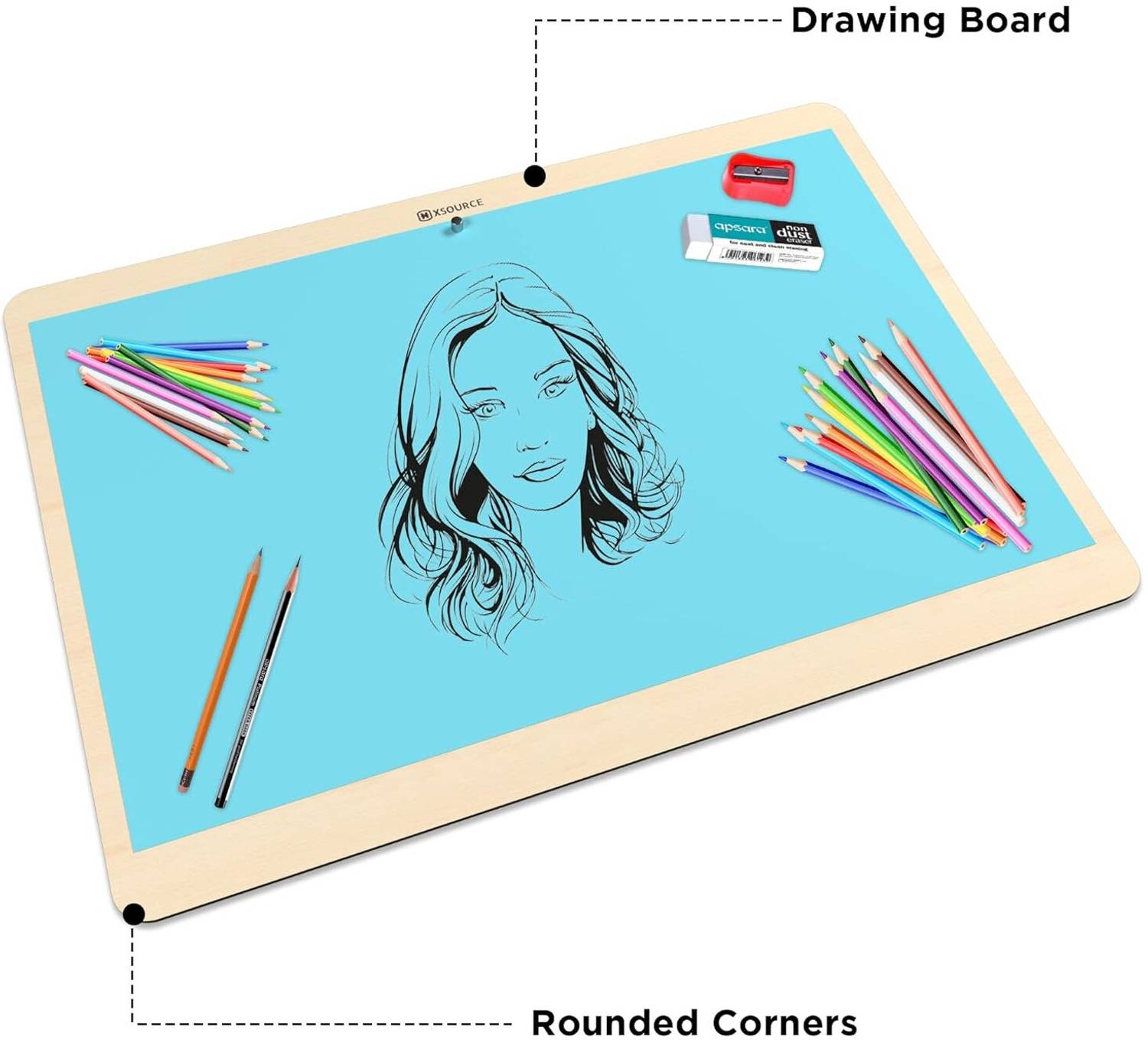 GOLDEN Rrrise Modern Drafting Table Gold - Image 5