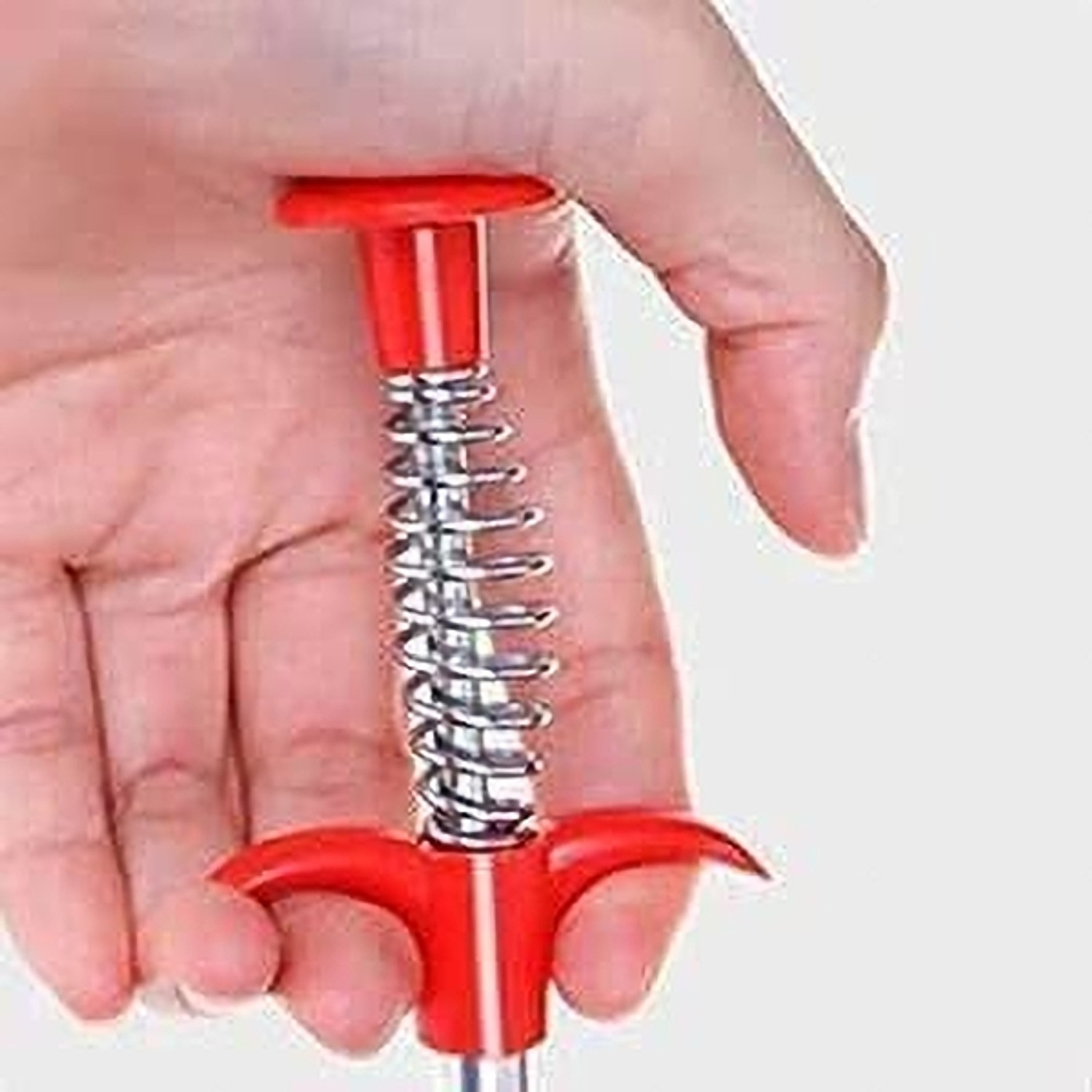 Image of MNBHAR Stainless Steel Drain Pipe Cleaning Spring Stick Crystal Drain Opener