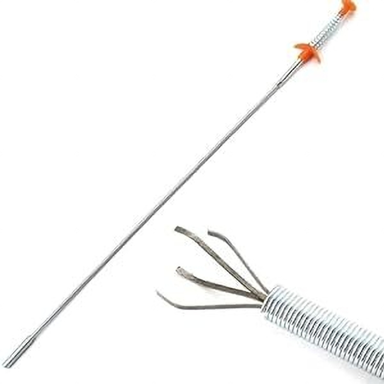 Image of MNBHAR Stainless Steel Drain Pipe Cleaning Spring Stick Crystal Drain Opener