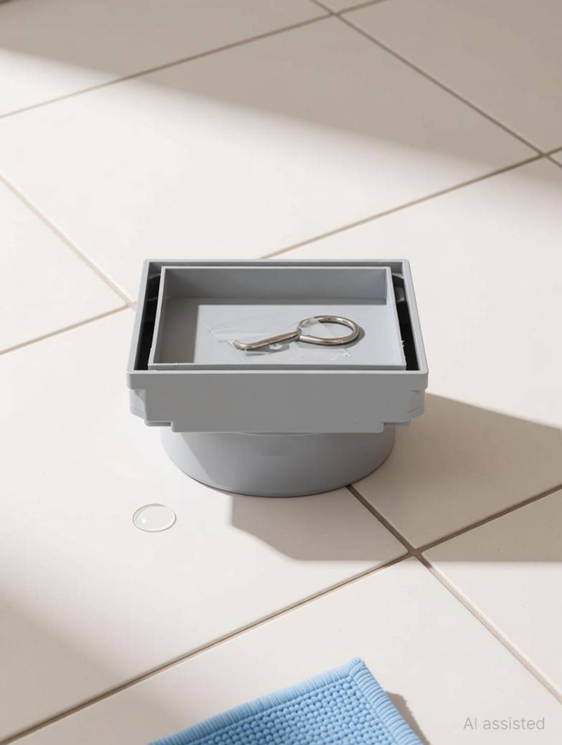 AVOQ Floor Plastic Push Down Strainer