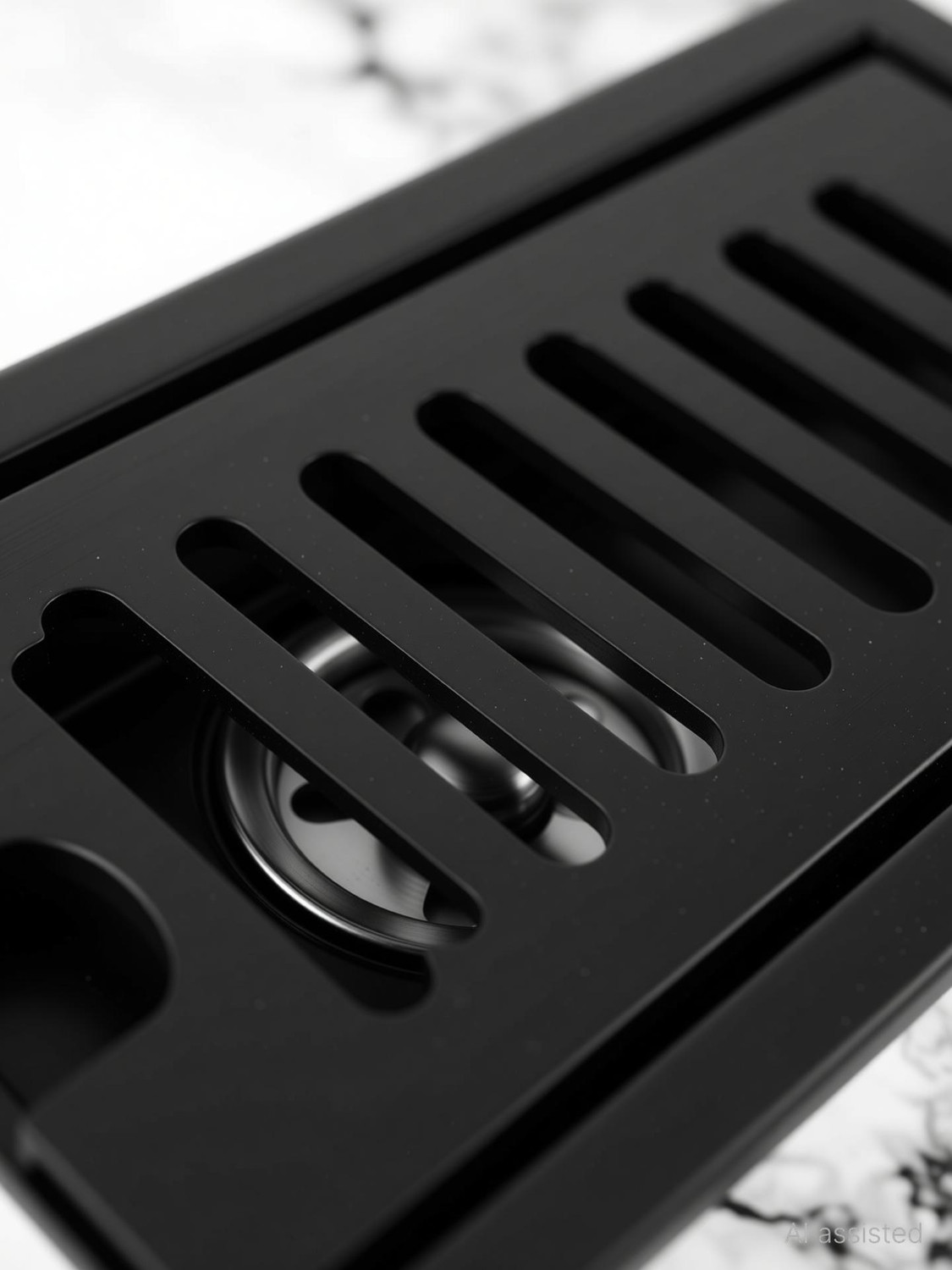 Image of Tapsa Floor Stainless Steel Push Down Strainer