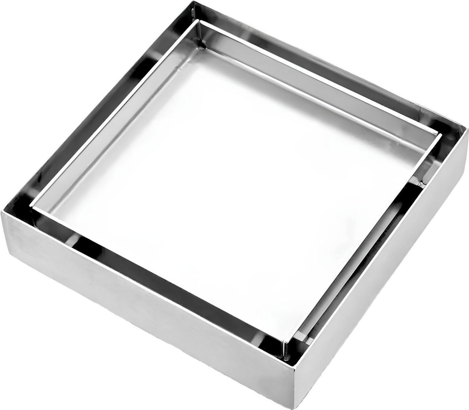 Image of KURIC Floor Stainless Steel Push Down Strainer