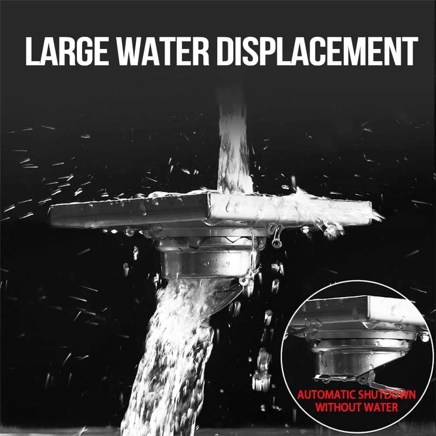 Image of KURIC Floor Stainless Steel Push Down Strainer