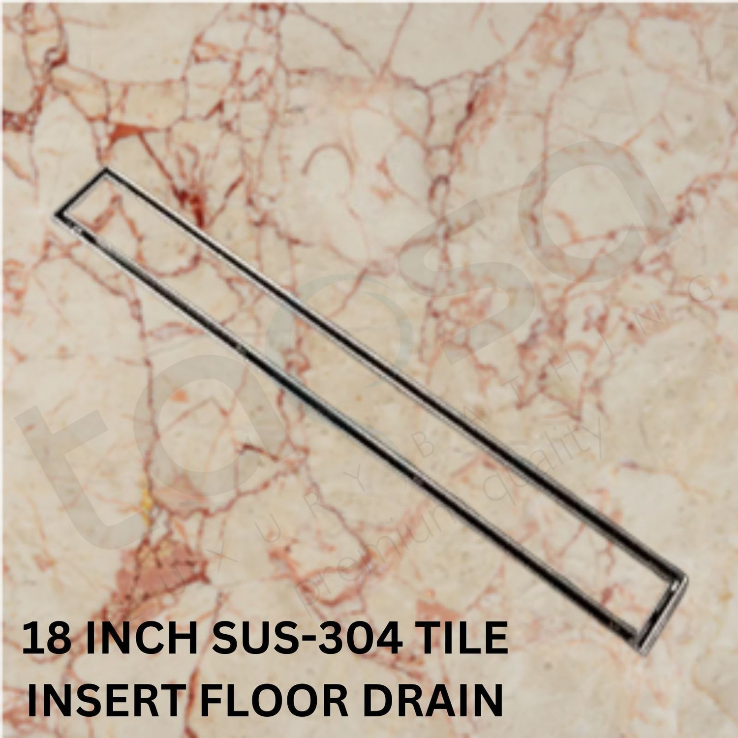 Image of Tapsa Floor Stainless Steel Push Down Strainer
