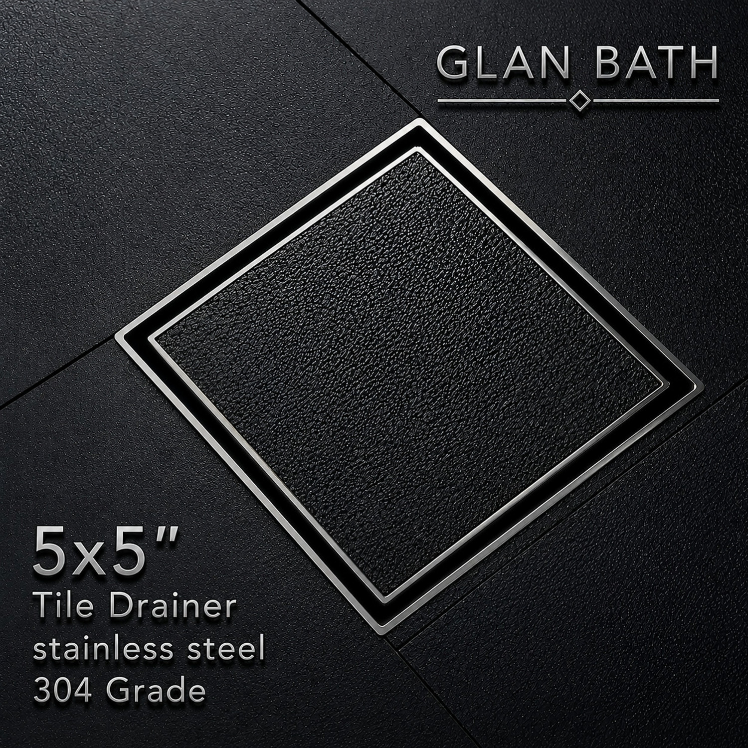 Image of glan Floor, Basin, Kitchen Sink, Bathtub, Bathroom Sink Stainless Steel Push Down Strainer