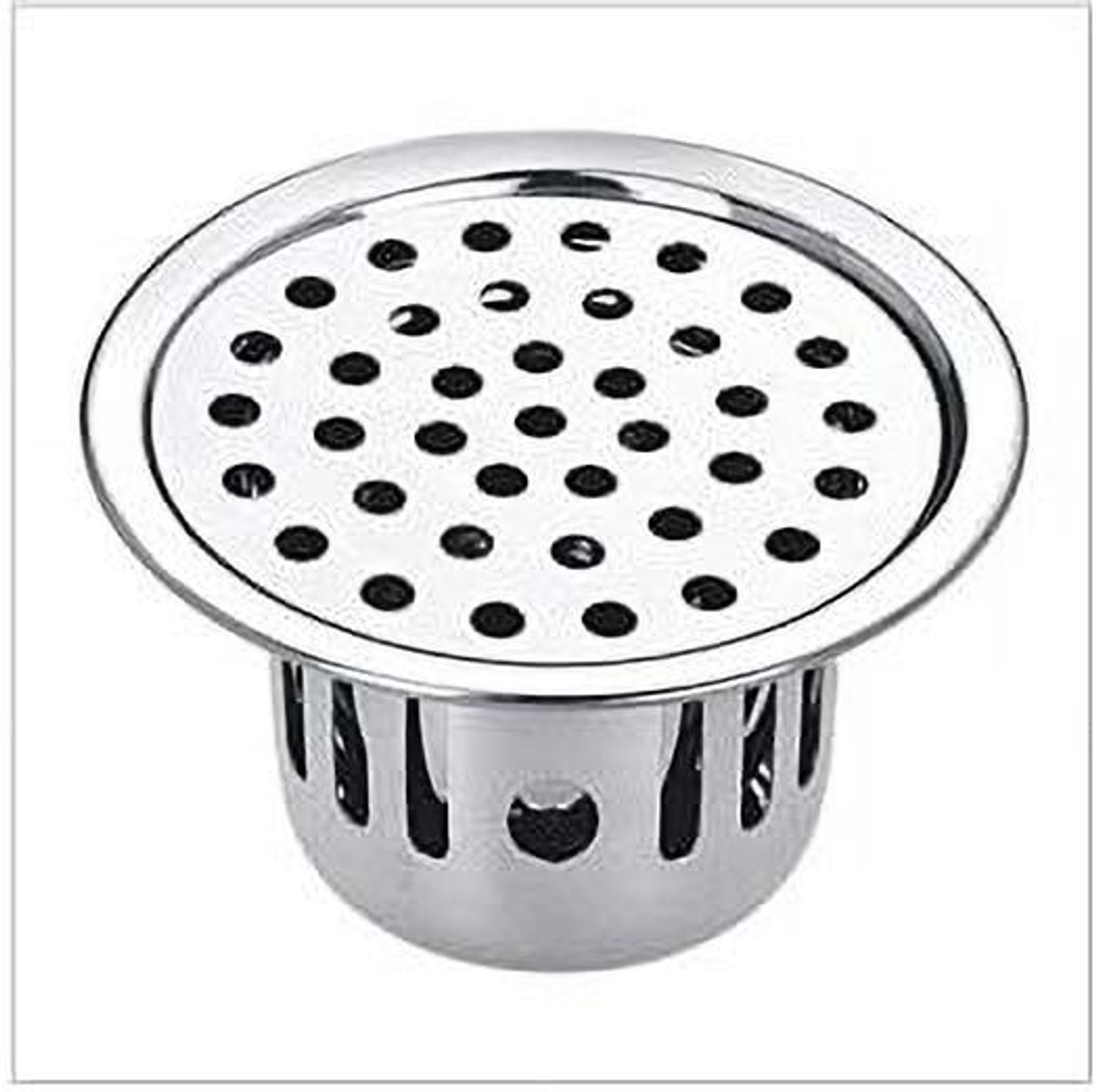 Image of PMO Floor Stainless Steel Push Down Strainer