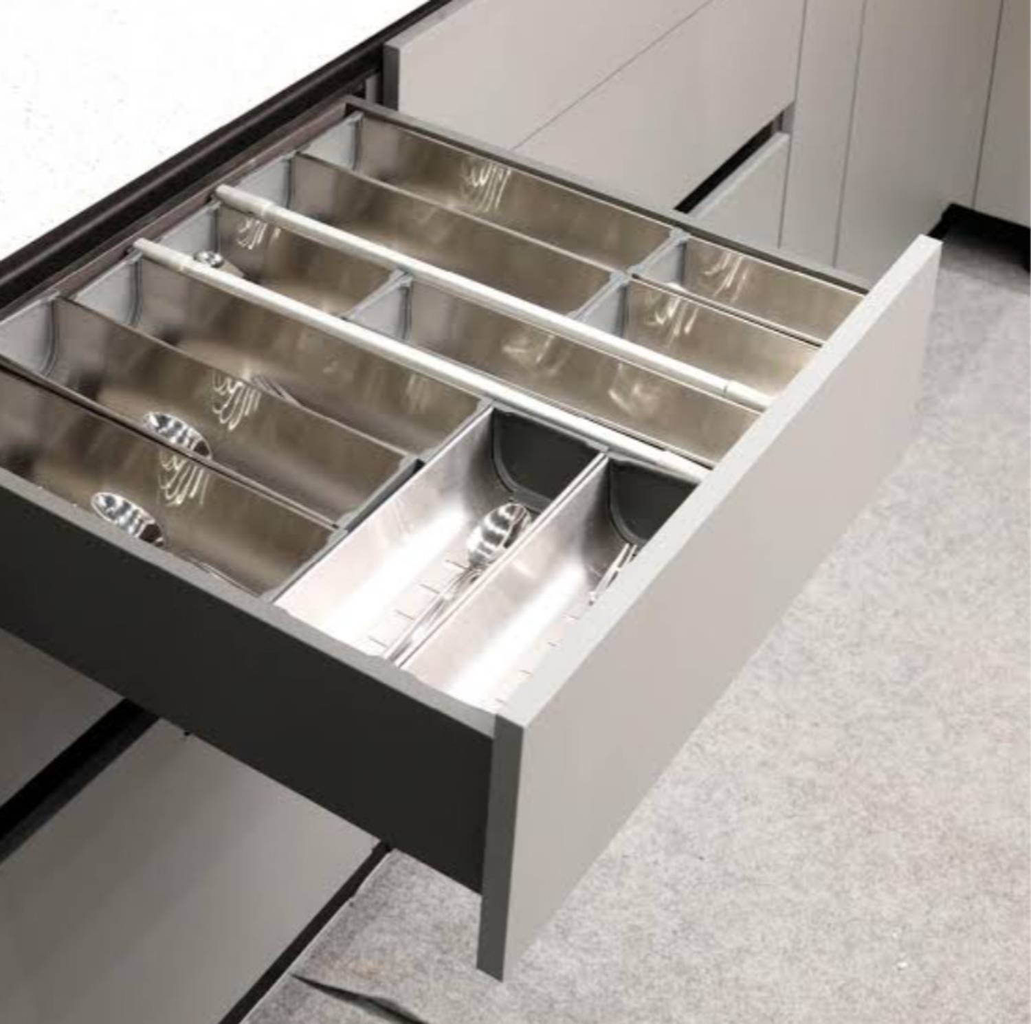 ADISON Side Mount Full Extension Drawer Slide Pack of 1 - Image 1