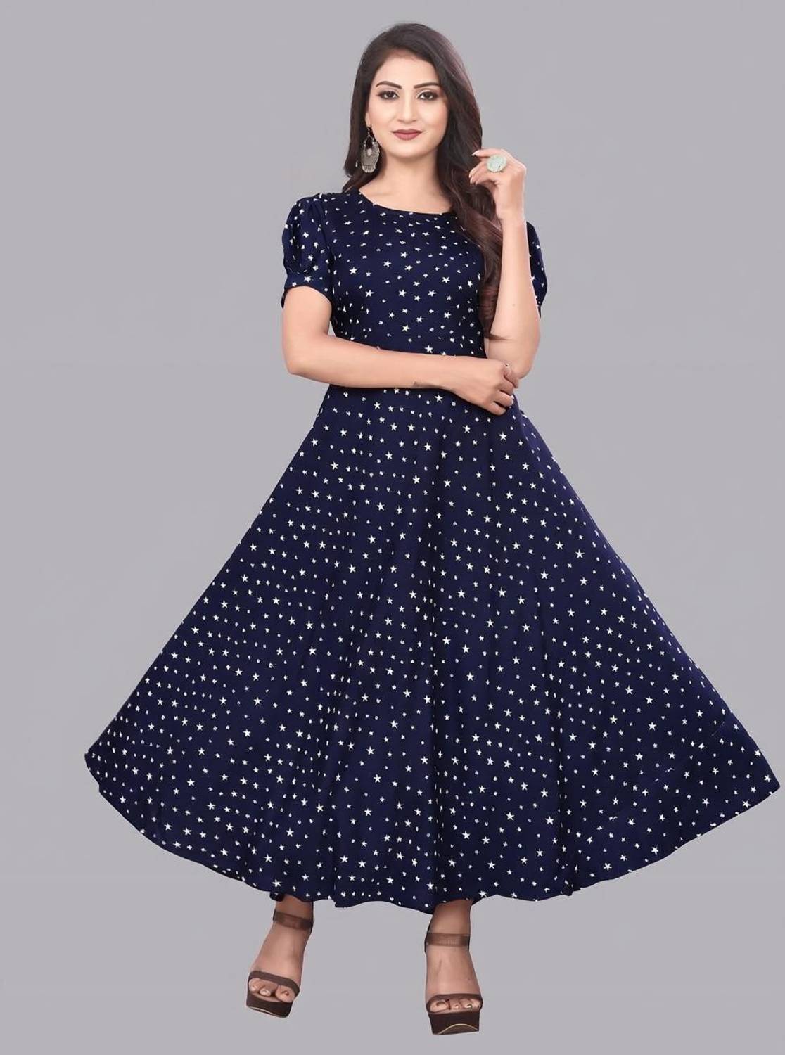 ANTRA Women Maxi Multicolor Full Length Dress