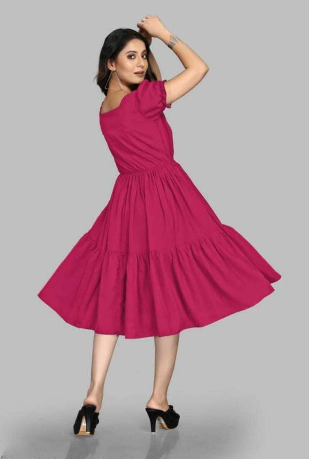 Alastar Women Gown Multicolor Knee Length Dress
