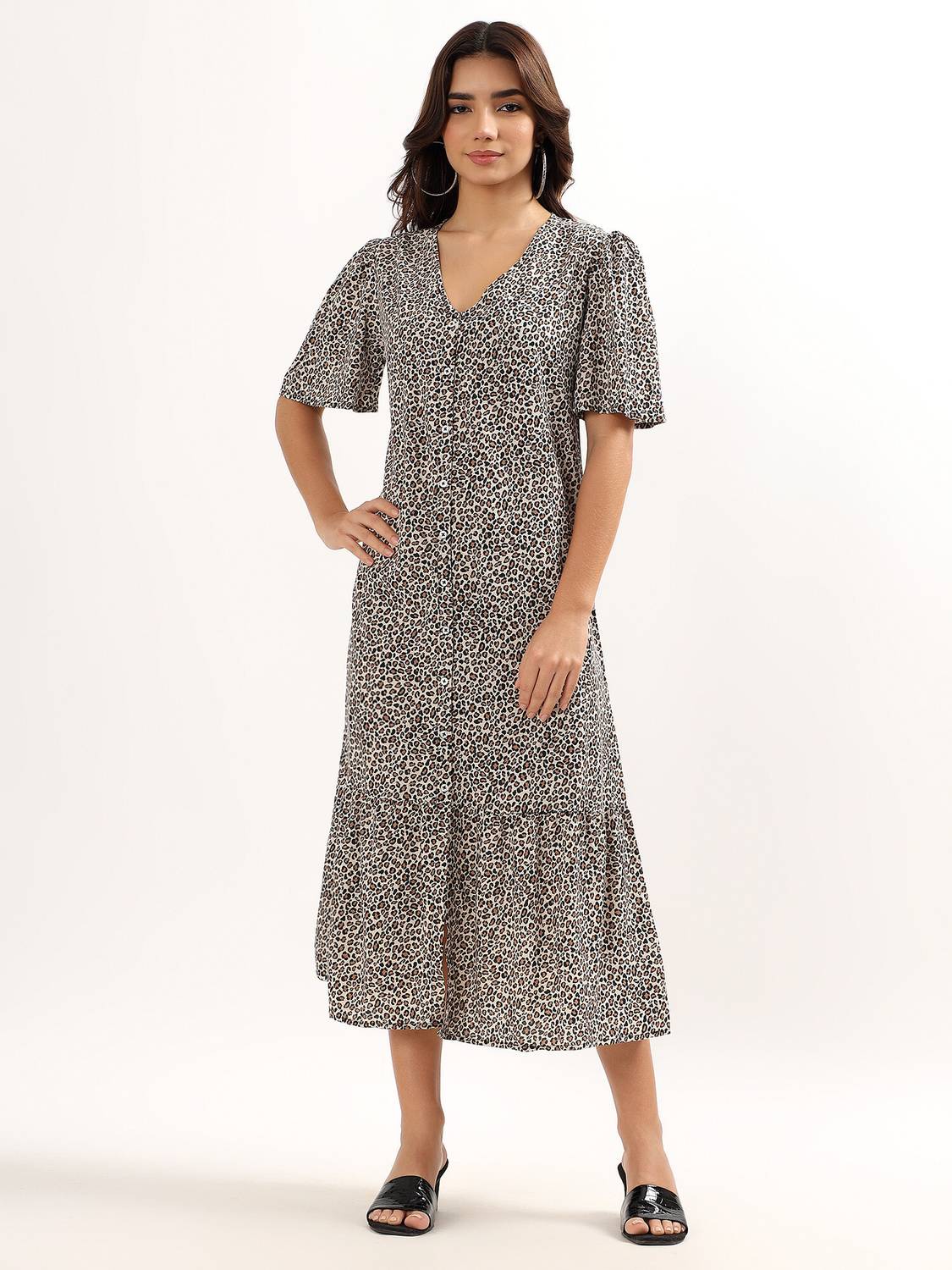 AVOR LIFESTYLE Women Maxi Multicolor Midi/Calf Length Dress