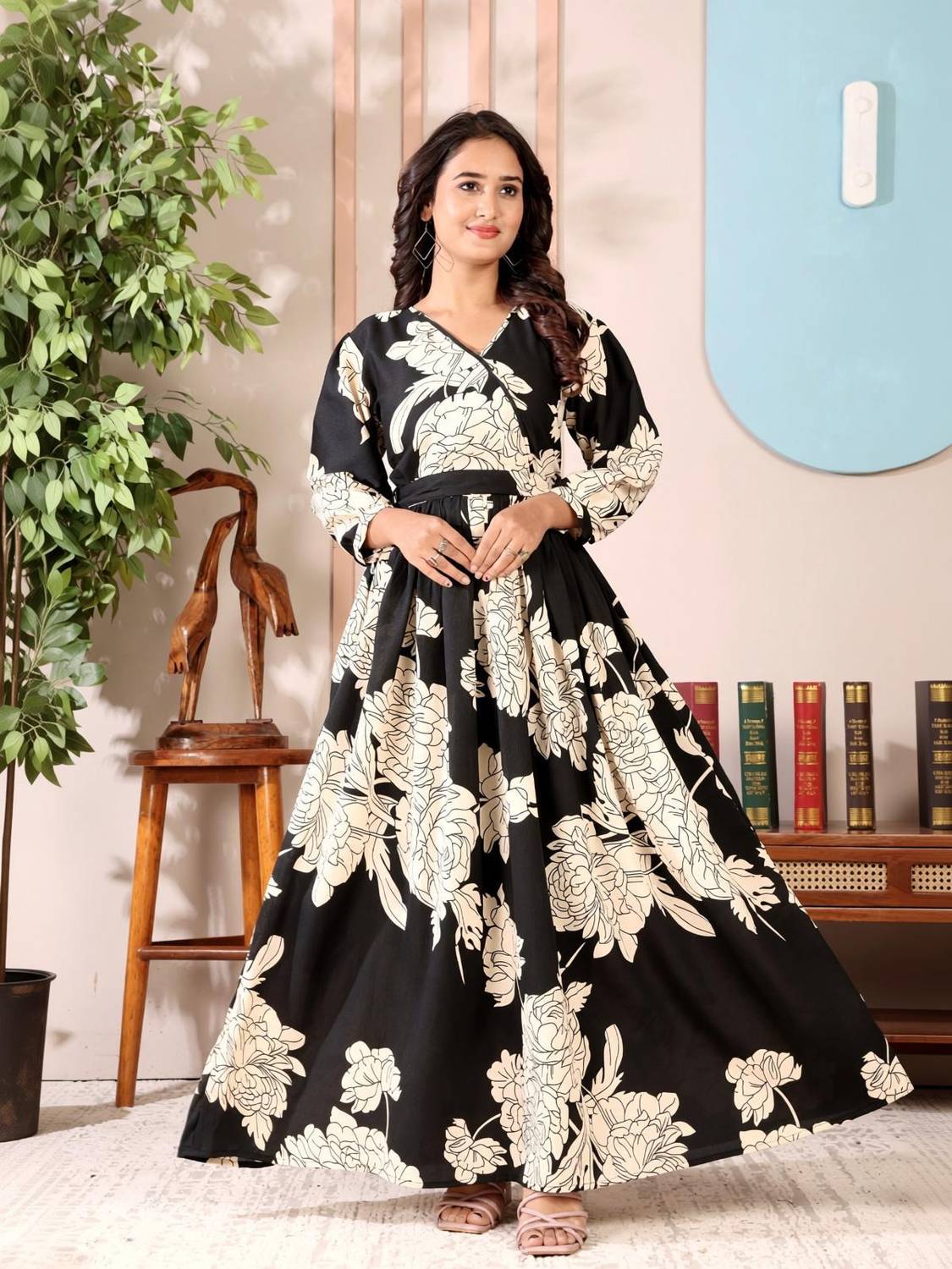 Aabhilasha Flared/A-line Gown