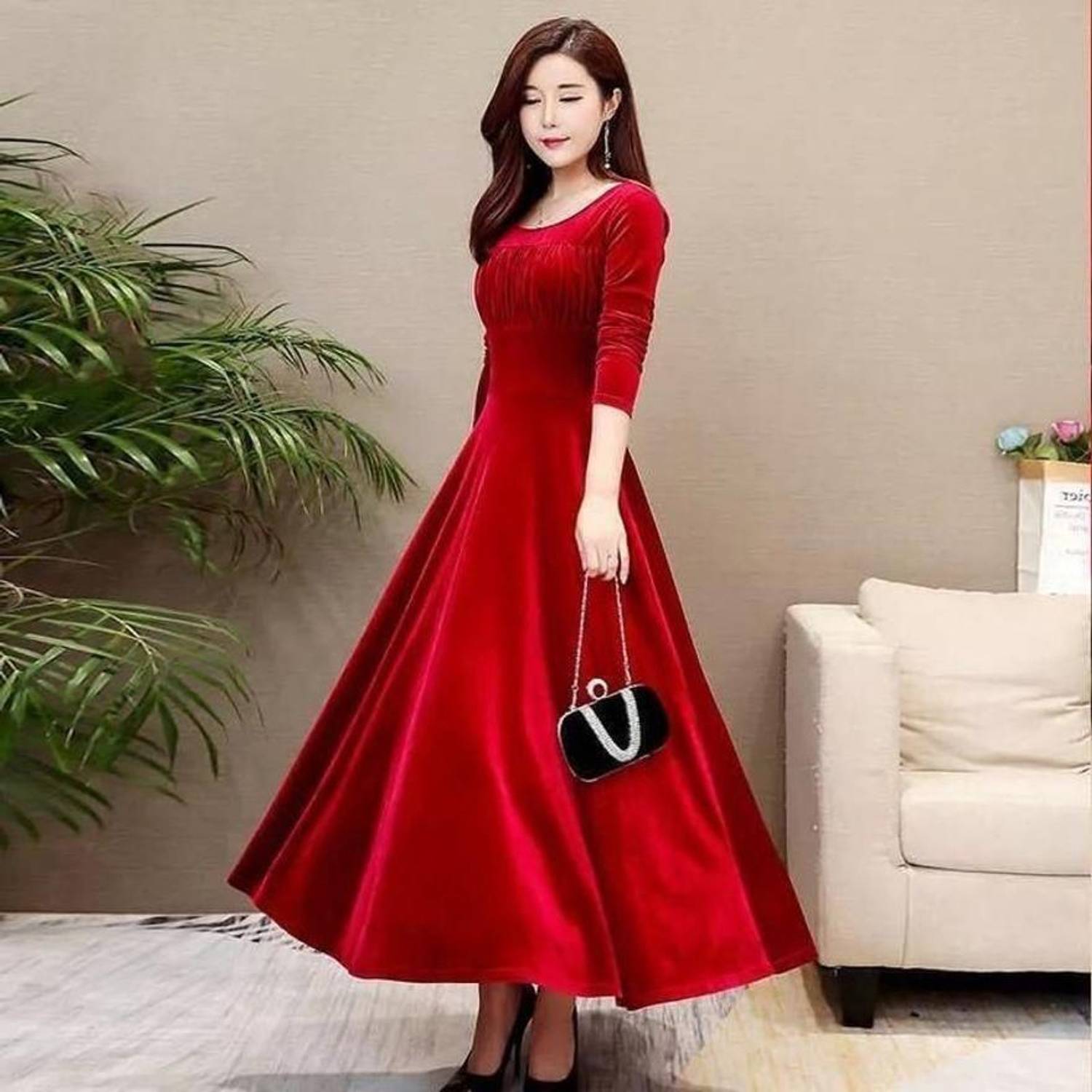 Kalki Fashion Women A-line Red Maxi/Full Length Dress - Buy Kalki Fashion  Women A-line Red Maxi/Full Length Dress Online at Best Prices in India |  Flipkart.com