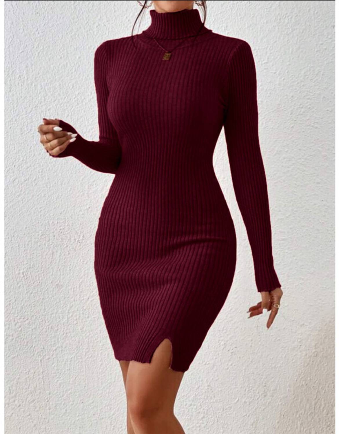 GLARE & BLAIR Women Bodycon Purple Above Knee/Mid Thigh Dress - Image 3