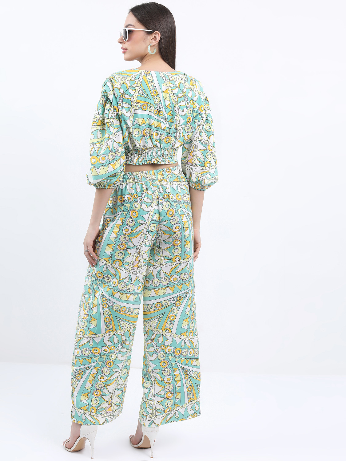 Image of KETCH Top Palazzos Co-ords Set