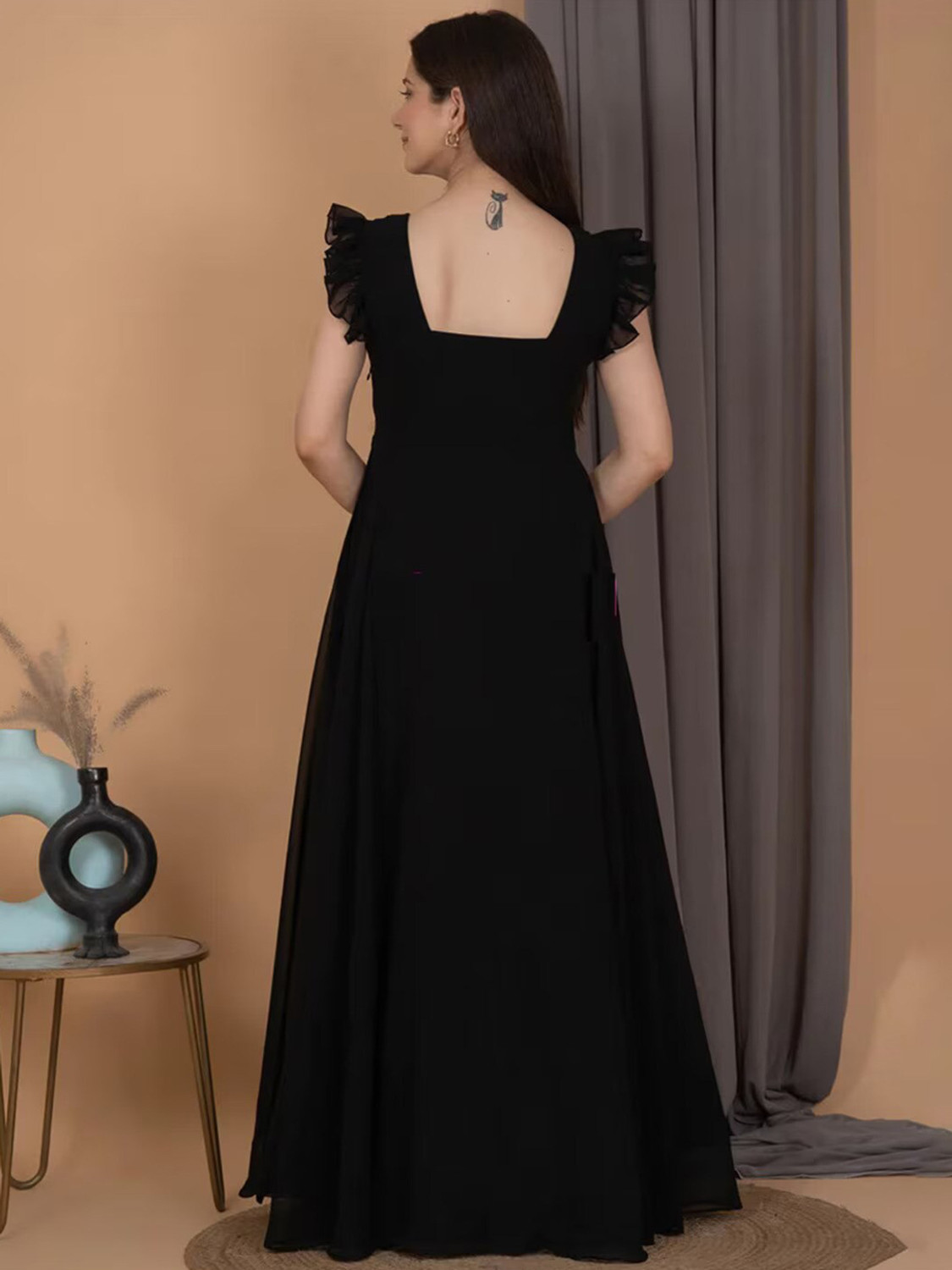 Image of Estela Flared /A-line Gown
