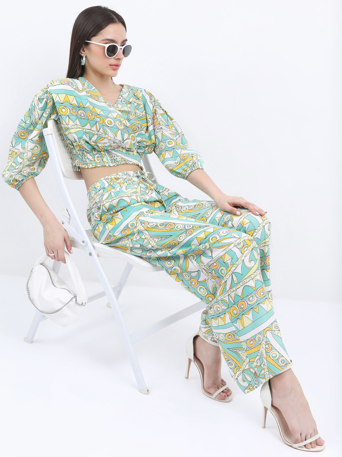 Image of KETCH Top Palazzos Co-ords Set