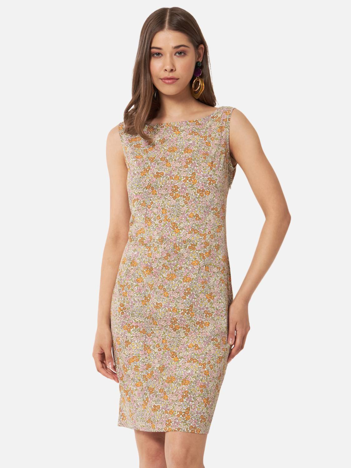 OTIRA Women Bodycon Multicolor Above Knee/Mid Thigh Length Dress