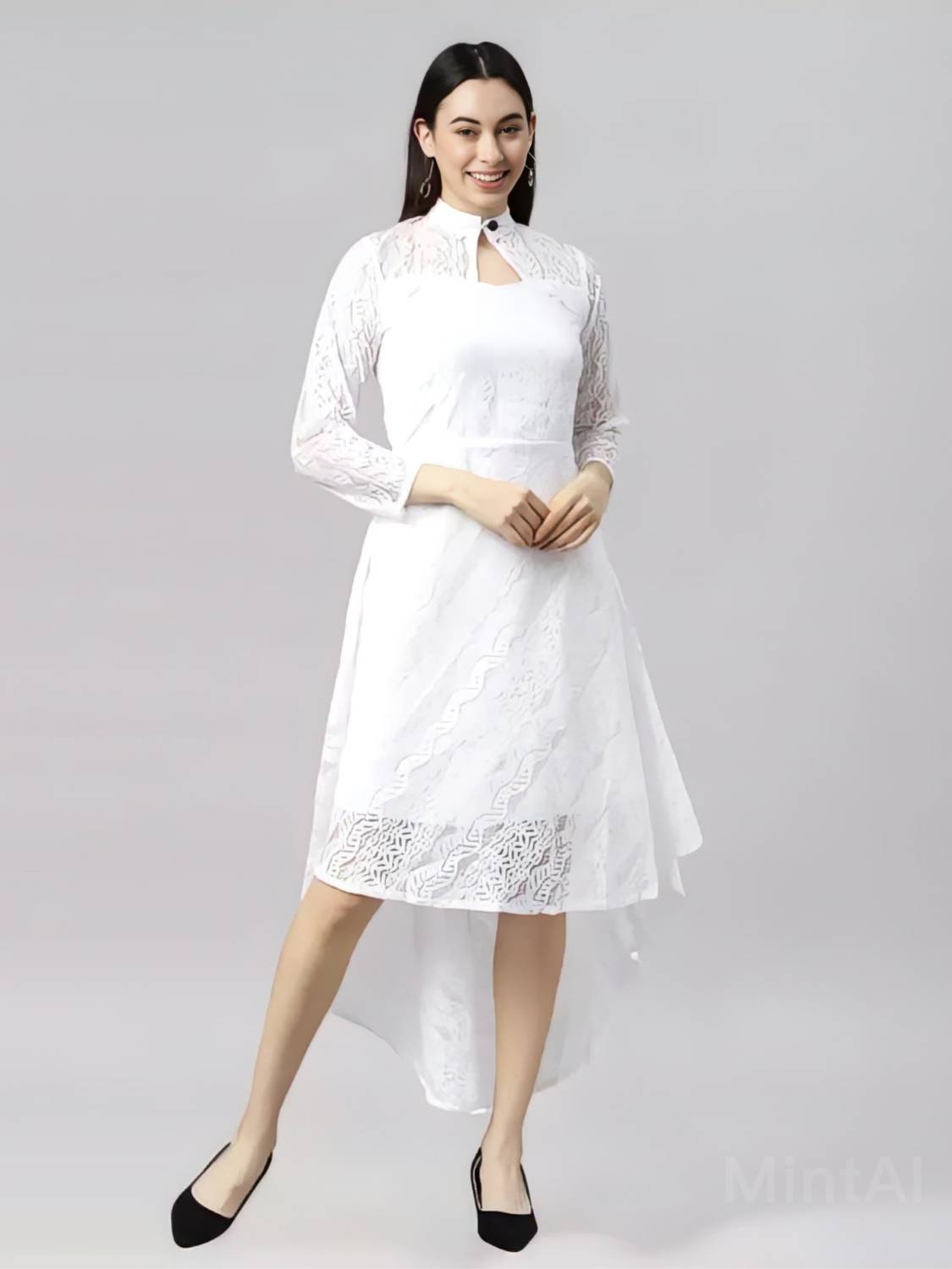 HEMANG FASHION Women Wrap White Midi/Calf Length Dress - Buy HEMANG FASHION  Women Wrap White Midi/Calf Length Dress Online at Best Prices in India |  Flipkart.com