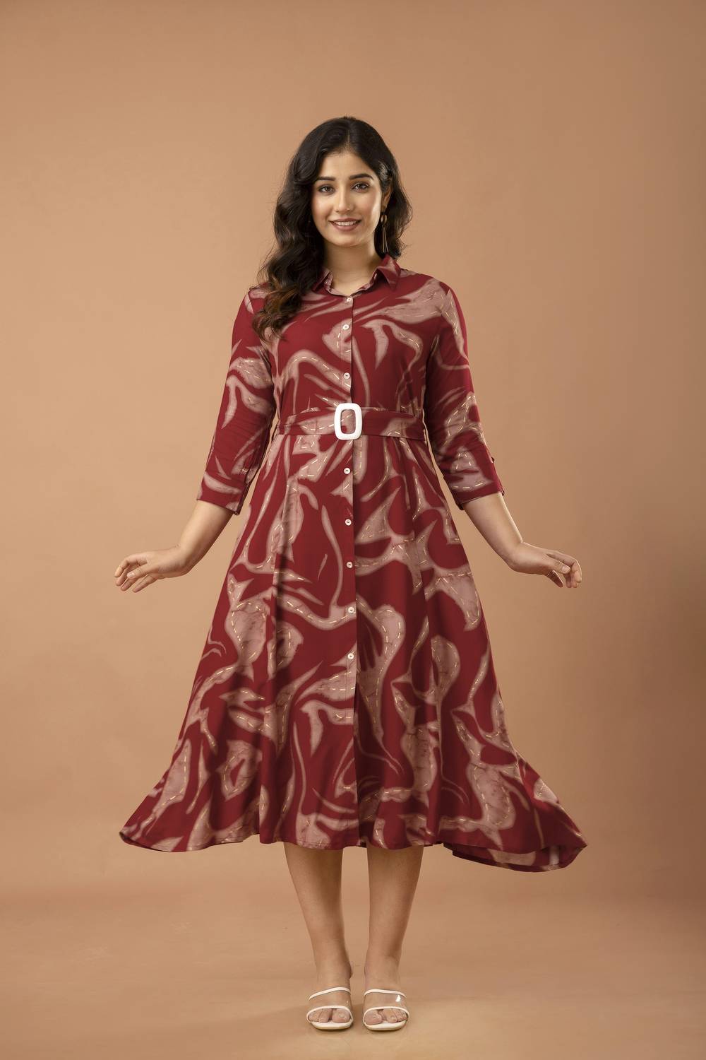VIPY HANGER Women Printed Flared Kurta