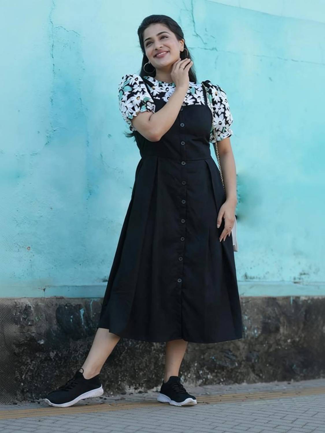 Aarya Ethnic Women Black Dungaree