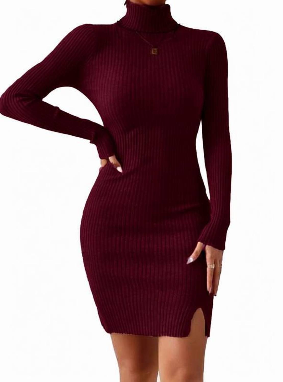 GLARE & BLAIR Women Bodycon Purple Above Knee/Mid Thigh Dress