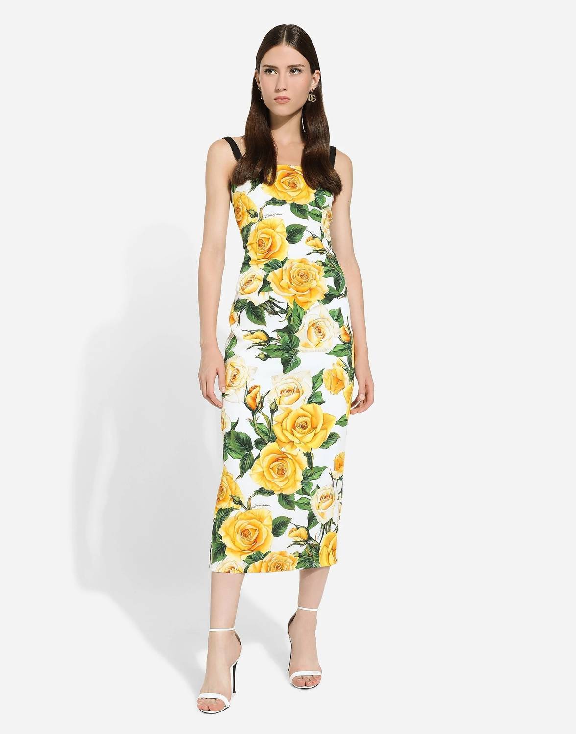 xwager Women Bodycon White Midi/Calf Length Dress