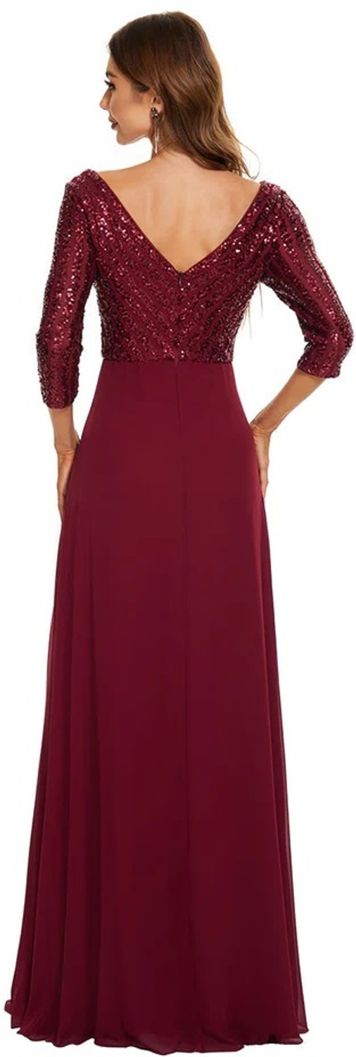 Image of Ghateshvar Women Maxi Maroon Full Length Dress