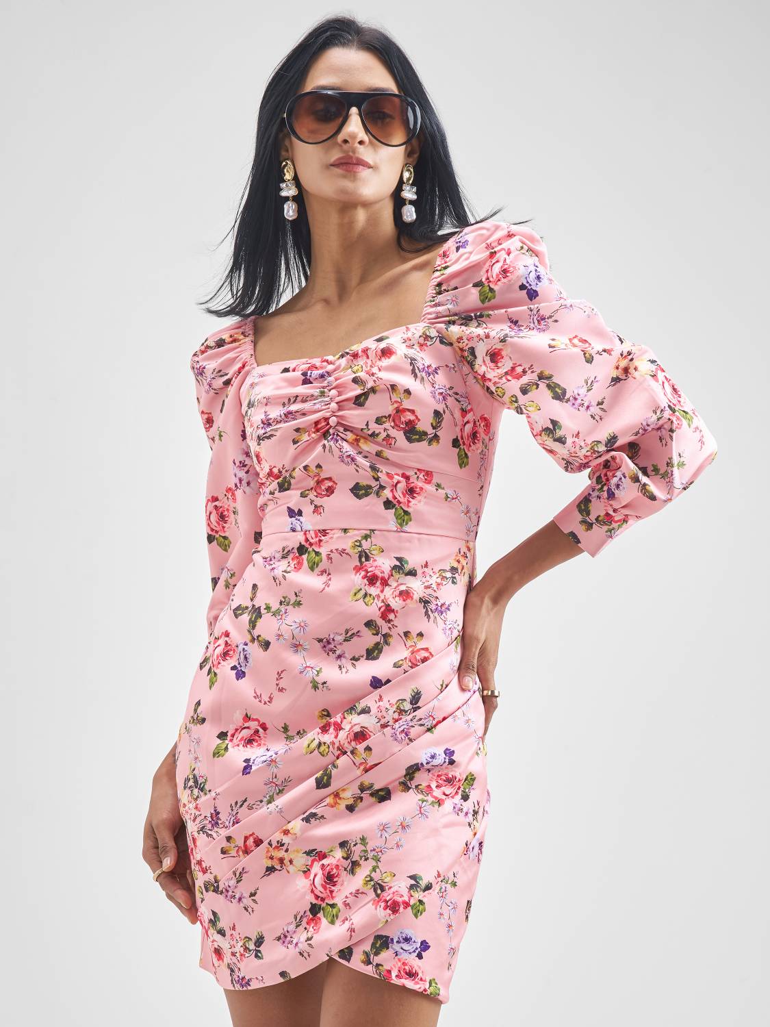 Tokyo Talkies Women Bodycon Multicolor Mini/Short Dress - Buy