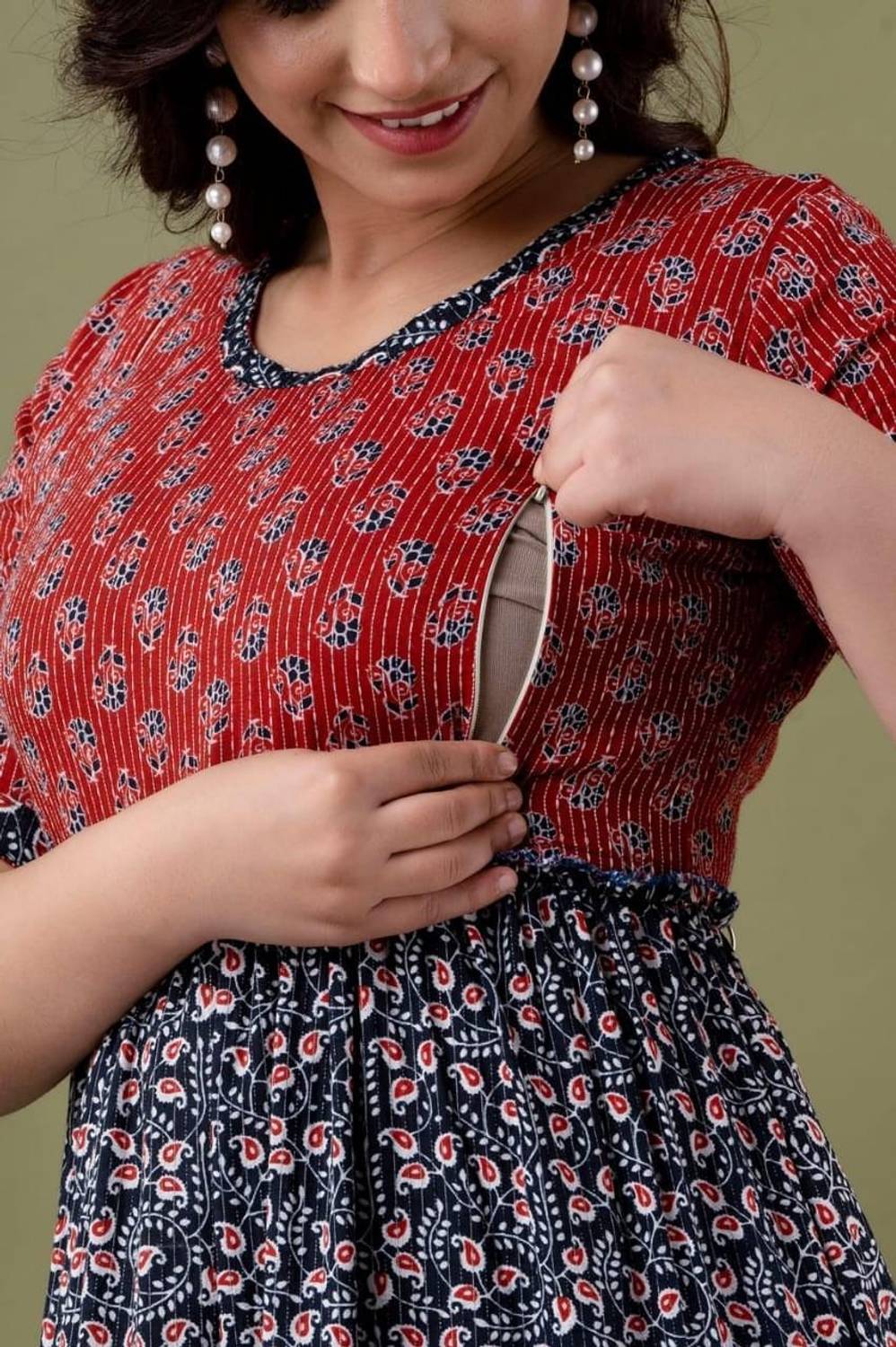 Assume Fab Women Printed Anarkali Kurta
