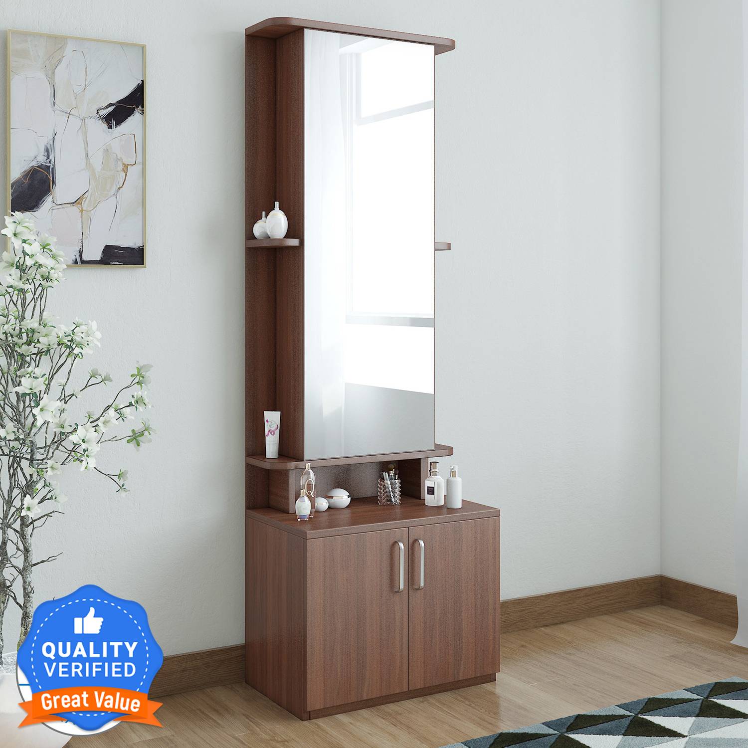 SPACEWOOD ORA Engineered Wood Dressing Table