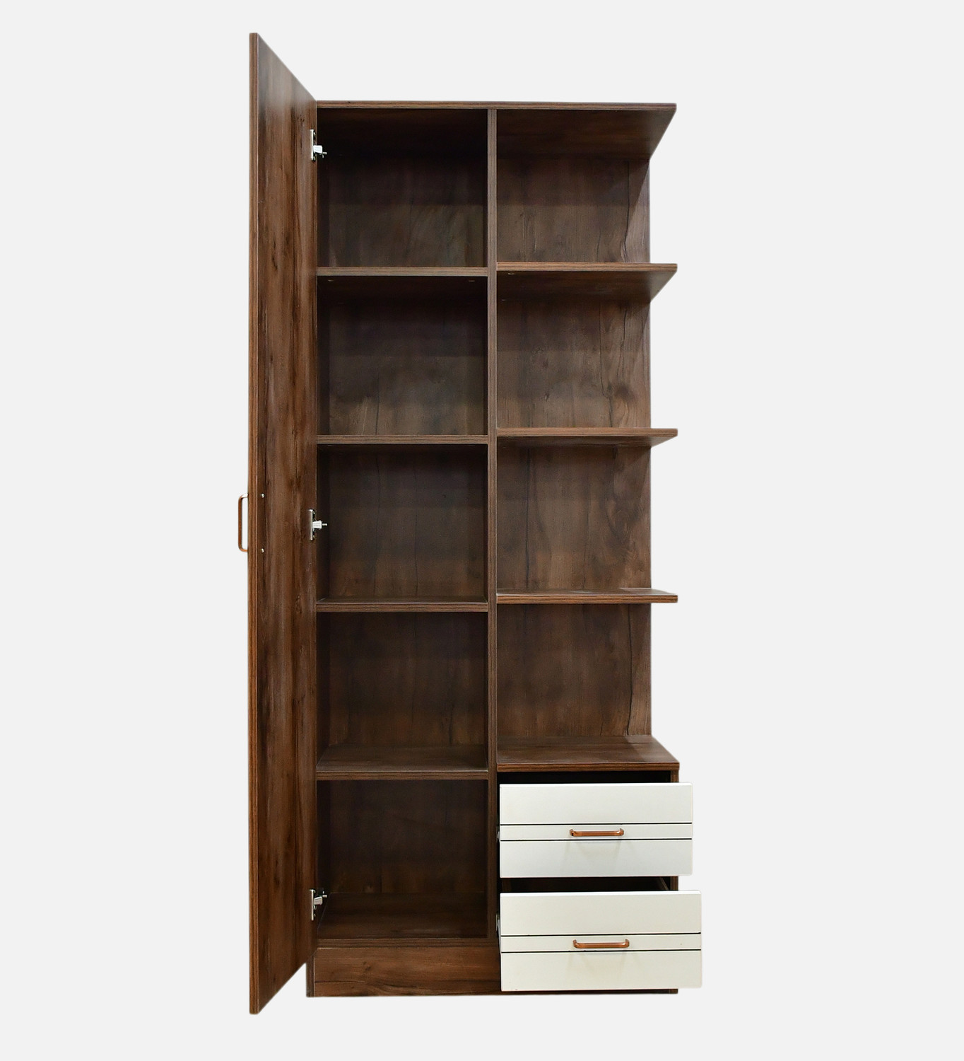 Image of Outkraft PORTLAND DRESSING UNIT L IN DUSKY BASALT WITH CERAMIC WHITE FINISH Engineered Wood Dressing Table