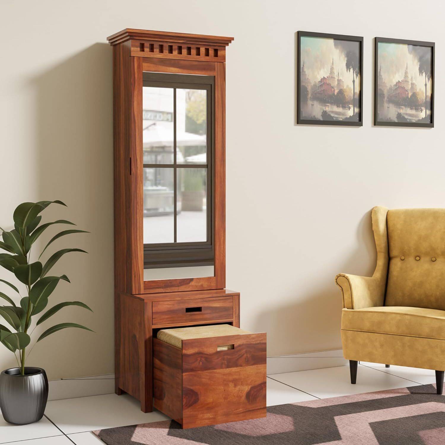 ドレッサー Amazon.com: Thacuok 72'' Tall Bookcase with Doors, Adjustable