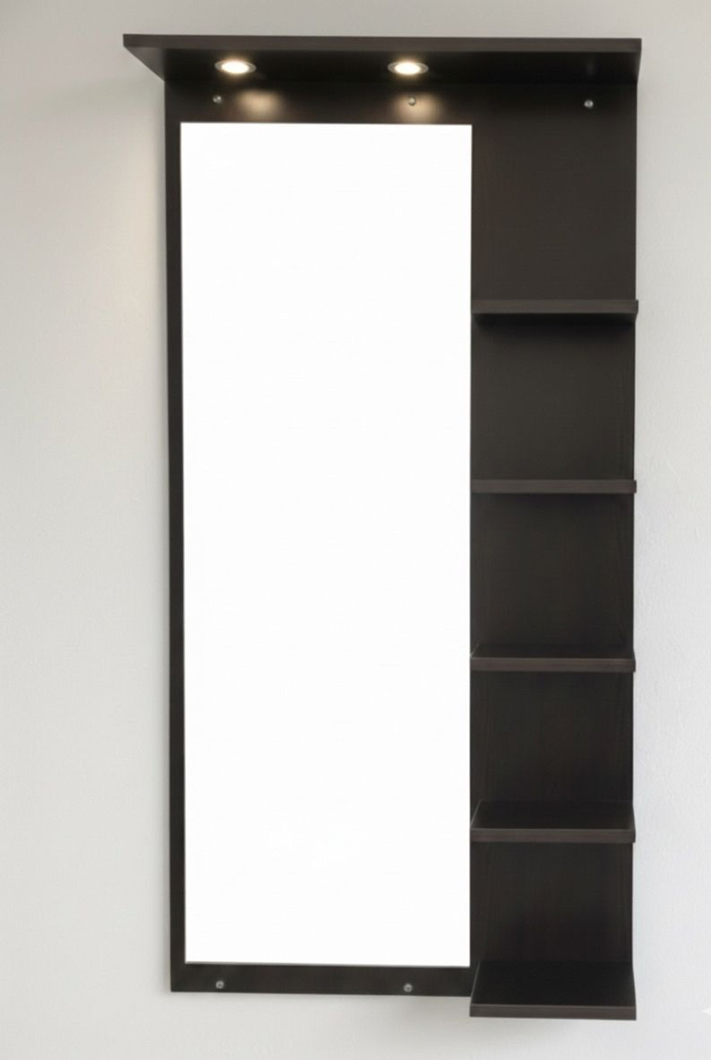 Image of DIY HOME ELORA King Size Mirror with LED light Engineered Wood Dressing Table