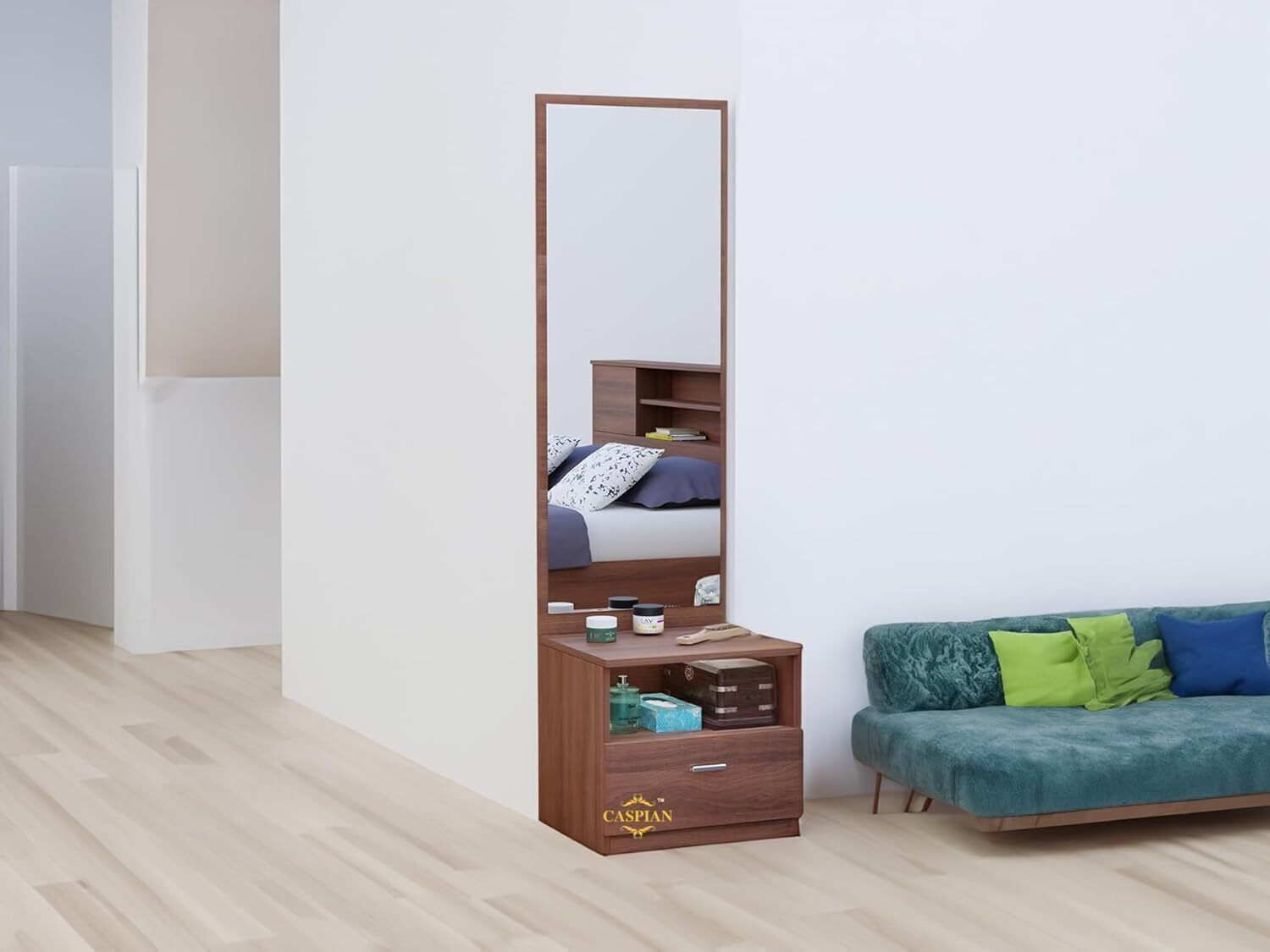 Image of CASPIAN DRE 013 Engineered Wood Dressing Table