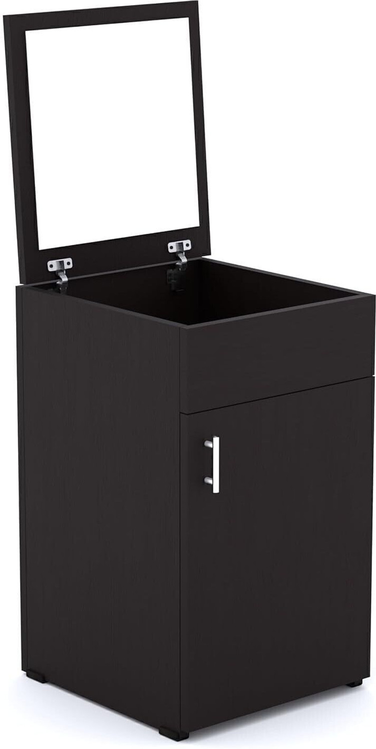 Image of Aspirata Furniture Dressing Table | with Mirror & Storage for Bedroom Engineered Wood Dressing Table