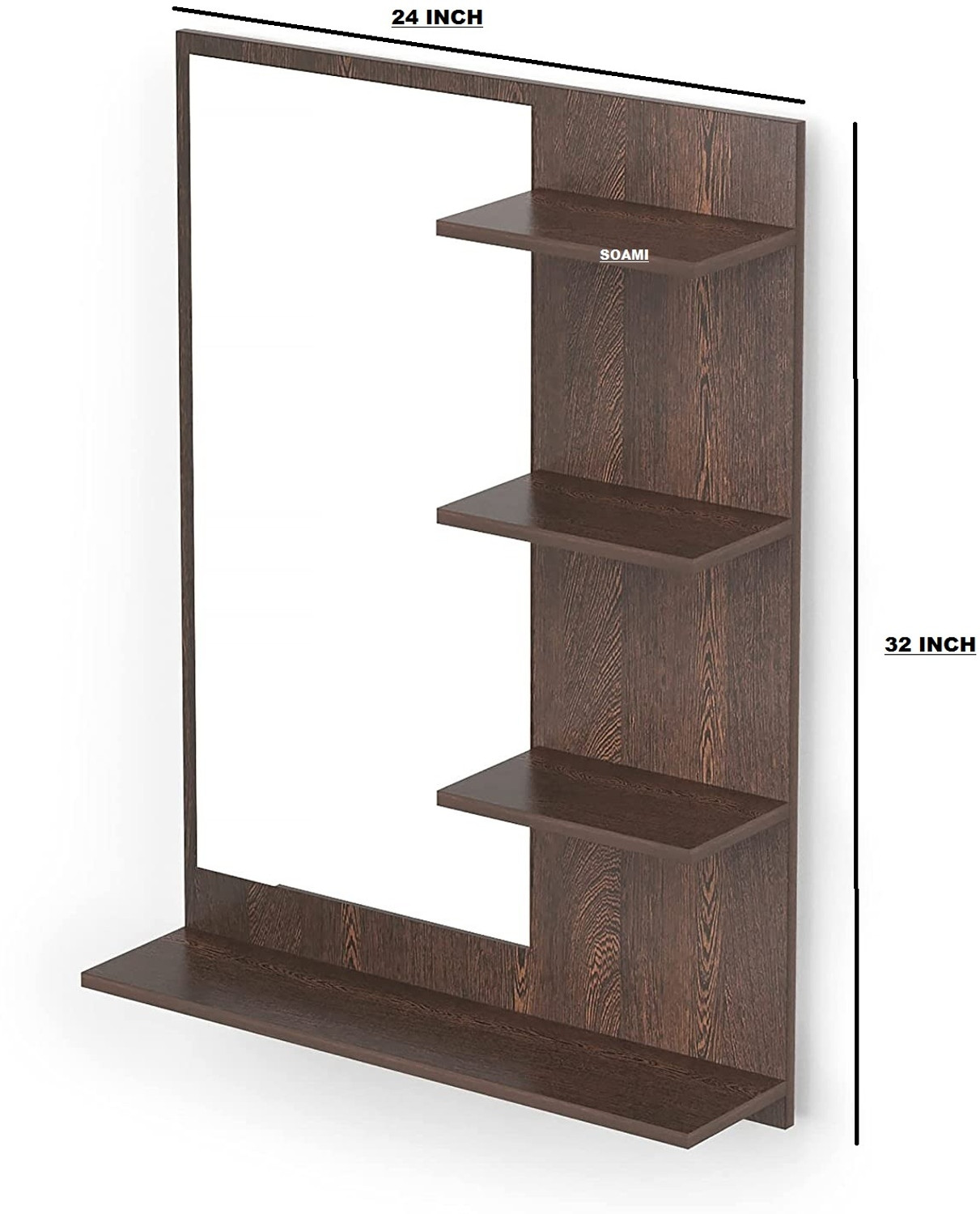 Image of Soami Crafts Engineered Wood Dressing Table