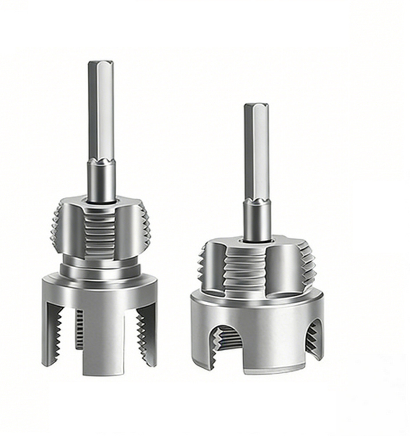 Image of NITYAECOMMERCE Water Pipe Thread Tapping and Drilling Tool 3PC Set Internal and External Integration