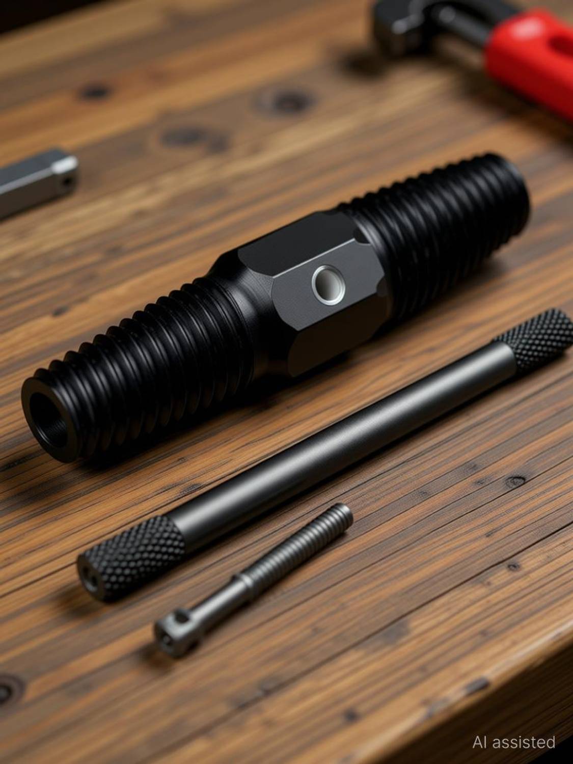 A&S TOOLSHOP Pipe Broken Screw Extractor, 1/2" + 3/4" Double Head Stud and Screw Bolt Extractor Damaged Screw Remover